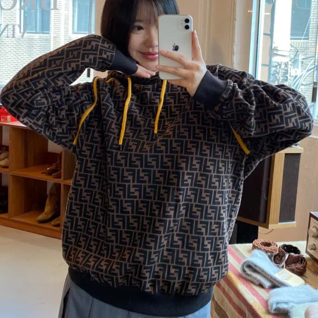 펜디 기모 후드티 (Man XL) B1561