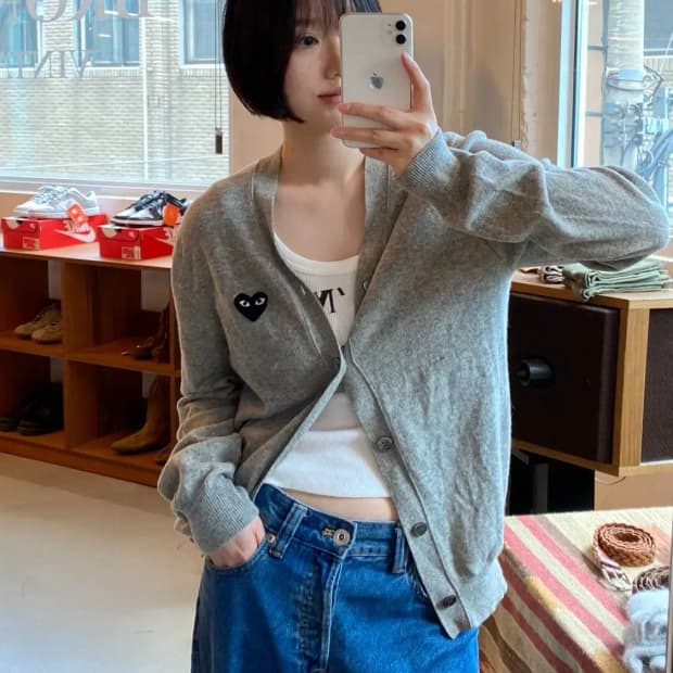 꼼데가르송 가디건 (Woman M) B1587