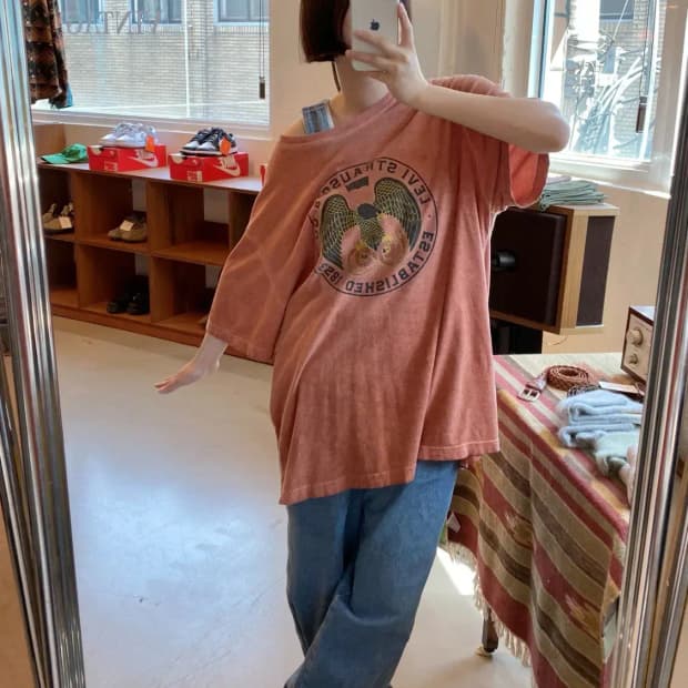 리바이스 프린팅 1/2 티셔츠 (Man 2XL) B1617