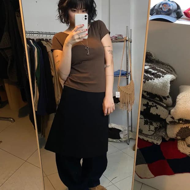 프라다 스커트 (25 inch) 13252