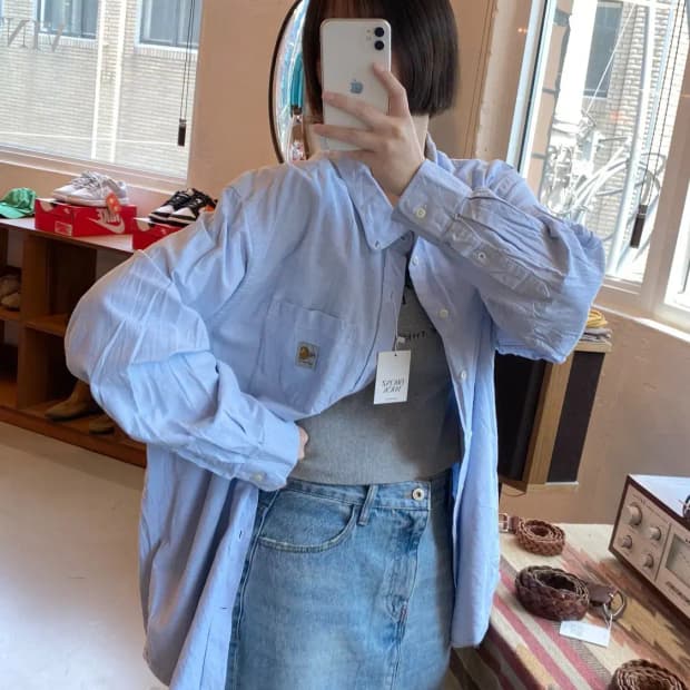 칼하트 포켓 셔츠 (Man 2XL) B1692