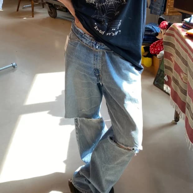 리바이스 데님 팬츠 550 (32) B1781