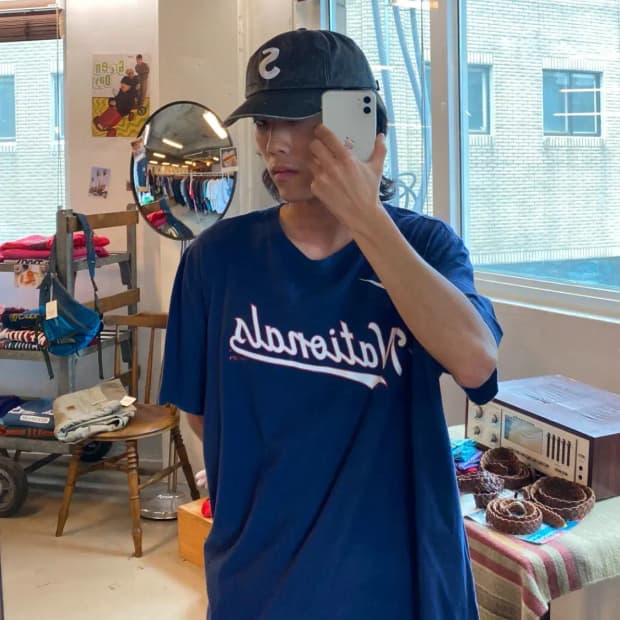 나이키 1/2 프린팅 티셔츠 (Man 2XL) B2006