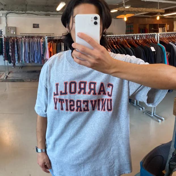 챔피온 1/2 프린팅 티셔츠 (Man XL) B2062