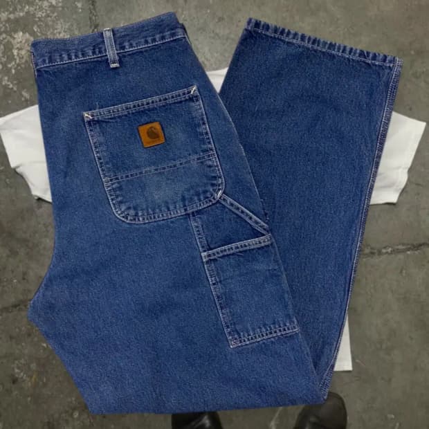 칼하트 데님 카펜터 팬츠 (36) AA0062
