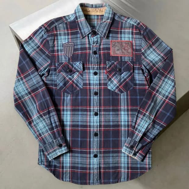 리바이스 체크 셔츠 (Man M) AB0027