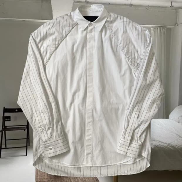 준지 스트라이프 셔츠 (44) AB0066