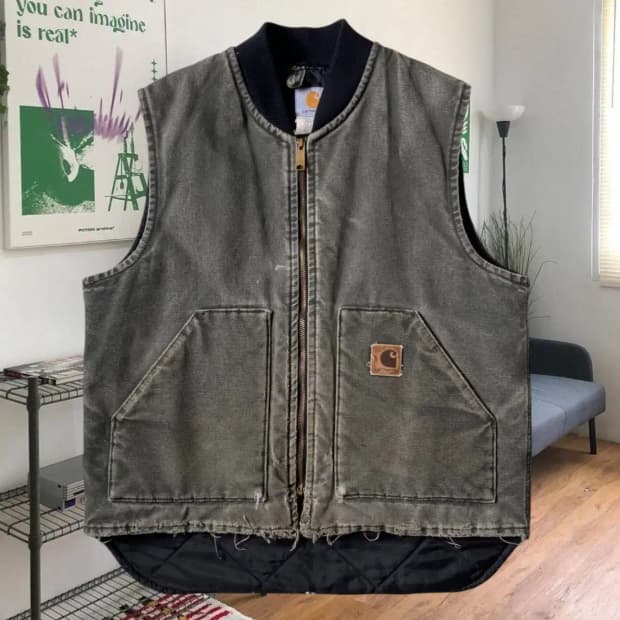 칼하트 워크 베스트 Made in U.S.A (Man L) AB0185