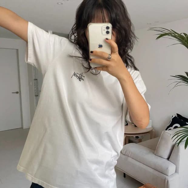 스투시 1/2 티셔츠 (Man L) AB0472