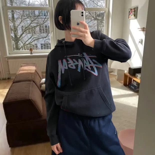 스투시 로고 후드티 (Man S) AB0584