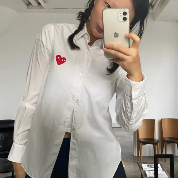 꼼데가르송 셔츠 (Woman S) AB0606