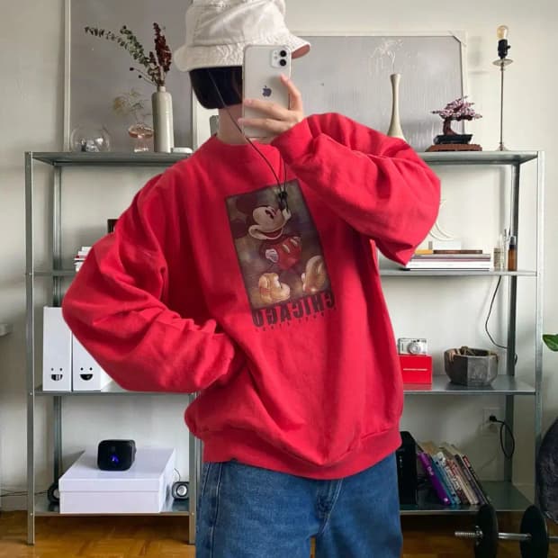 디즈니 미키 스웻셔츠 (Man L) AB0622