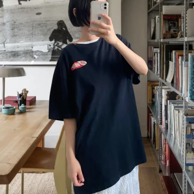 오프 화이트 1/2 티셔츠 (Man 2XL) AB0656