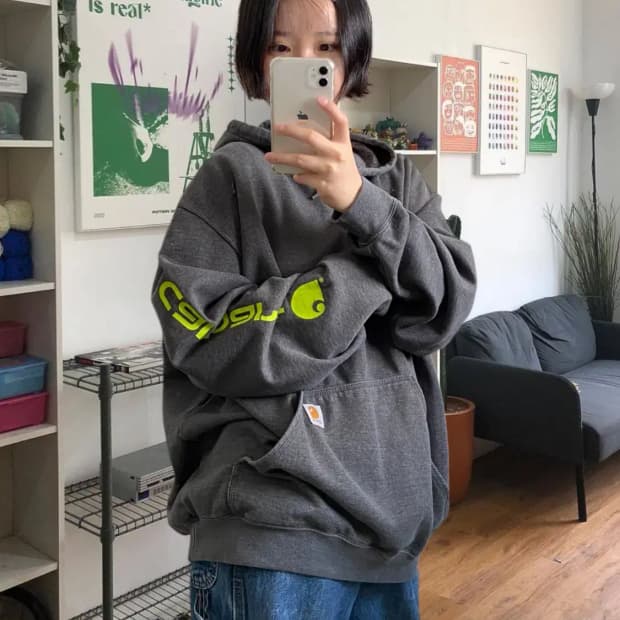 칼하트 후드 티셔츠 (Man XL) AB0679