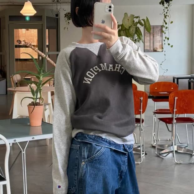 챔피온 맨투맨 (Woman L) AB0677