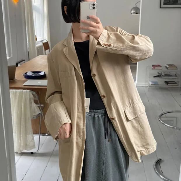 씨피컴퍼니 린넨 자켓 (Man XL) AB0696