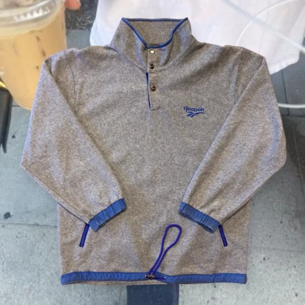 리복 후리스 웜업 (Man M) AA0528