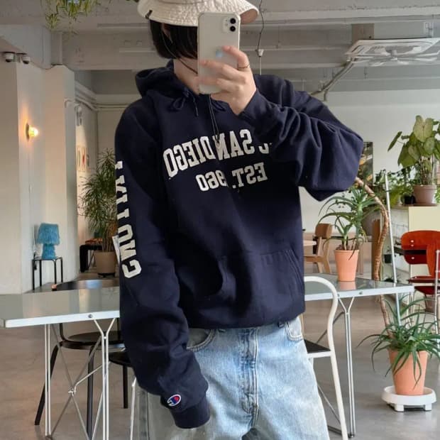 챔피온 후드티 (Man L) AB0727