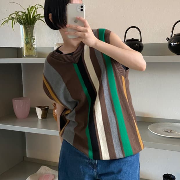 빔즈 니트 베스트 (Man M) AB0760