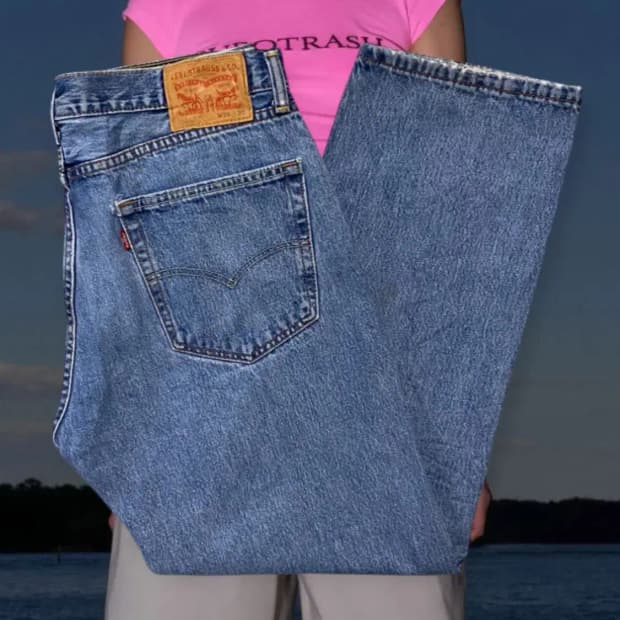 리바이스 505 데님 팬츠 (36 INCH) AA0571