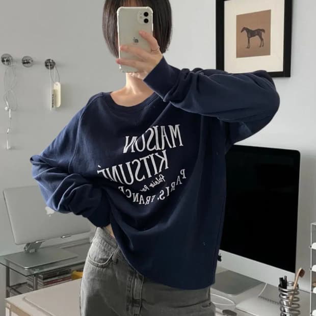 메종 키츠네 스웻셔츠 (Man L) AB0953