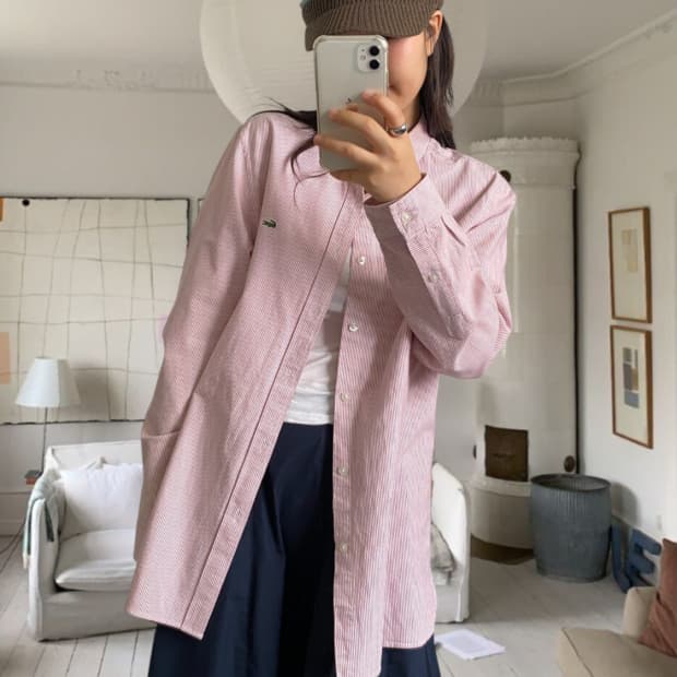 라코스테 스트라이프 셔츠 (Man S) AB0854