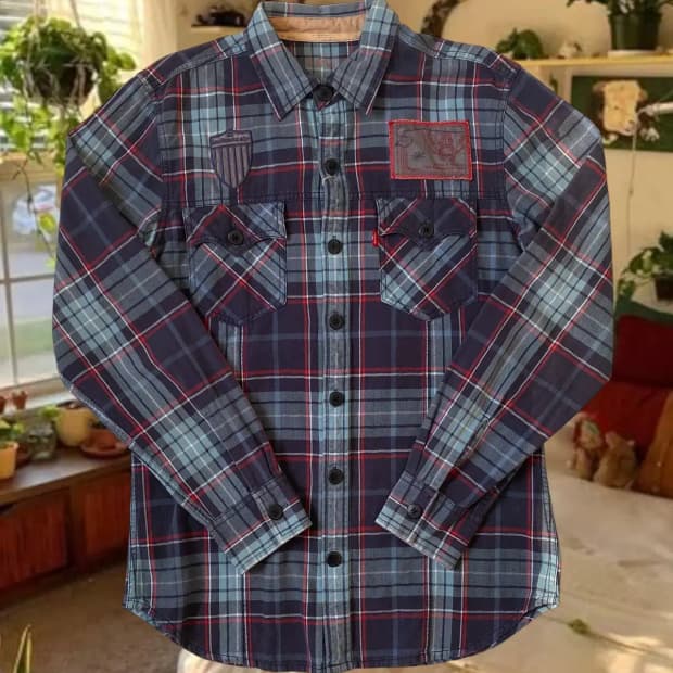 리바이스 체크 셔츠 (Man M) / [AB1311]