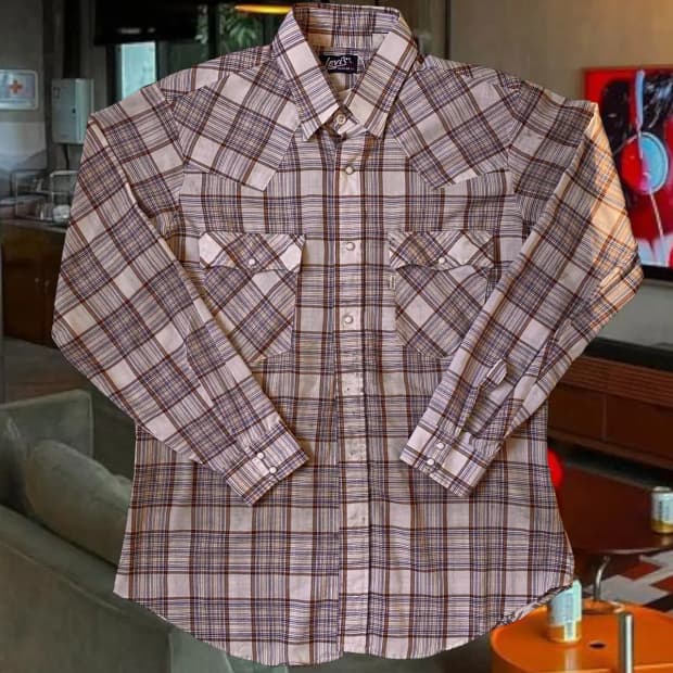 리바이스 체크 셔츠 (Man L) / [AB1340]