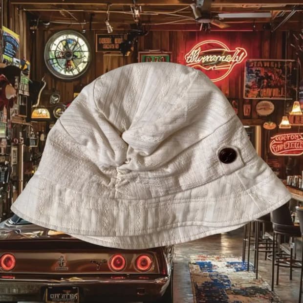 빈티지 버킷햇 (FREE) / [AB1409]