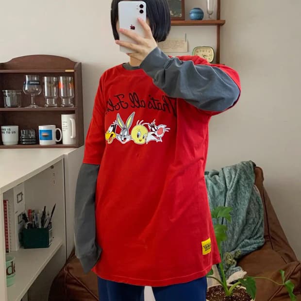 루니 툰 1/2 티셔츠 (Man L) / [AA1086]