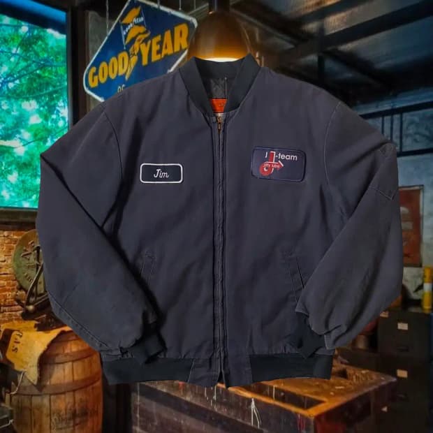 네이비 빈티지 워크자켓 (Man M) / [AB1414]