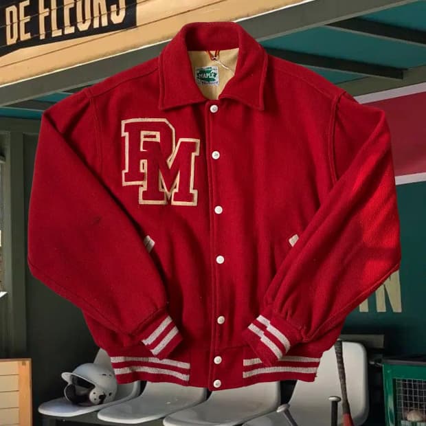 빈티지 바시티 자켓 (Man L) / [AB1428]