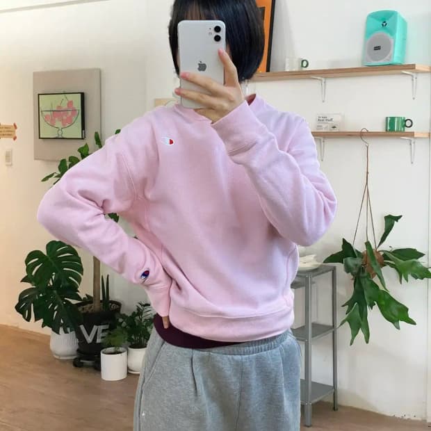 챔피온 리버스위브 스웻셔츠 (Woman M) / [AA1098]