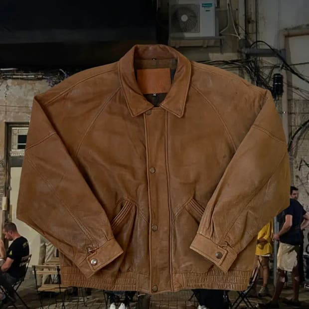 빈티지 레더 자켓 (Man 2XL) / [AB1477]