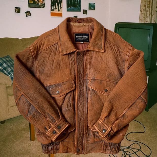 빈티지 레더 자켓 (Man 2XL) / [AB1532]