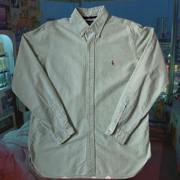 폴로 랄프로렌 솔리드 셔츠 (Man L) / [AB1530]