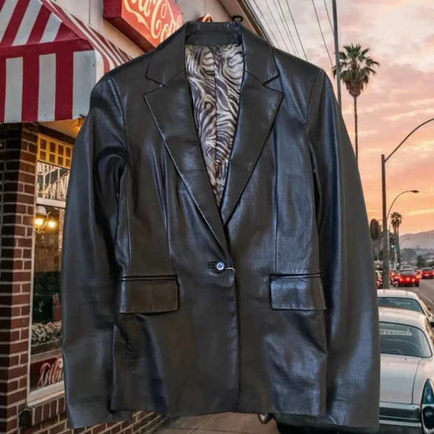 레더 자켓 (Woman XS) / [AB1630]