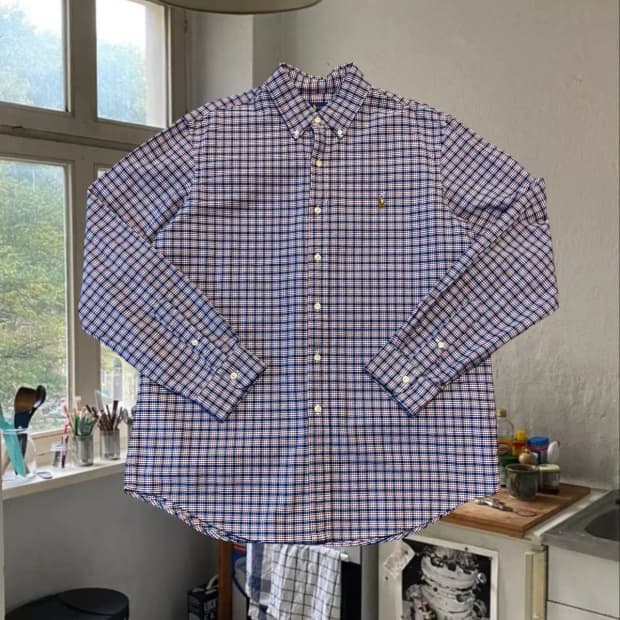 폴로랄프로렌 체크 셔츠 (Man XL) / [AA1231]