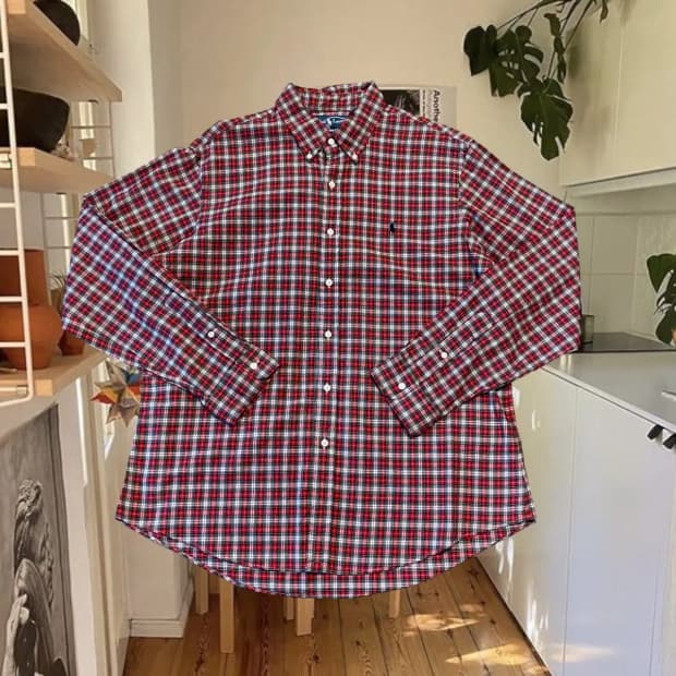 폴로랄프로렌 체크 셔츠 (Man XL) / [AA1232]