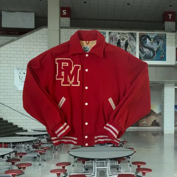 빈티지 바시티 자켓 (Man L) / [AB1731]