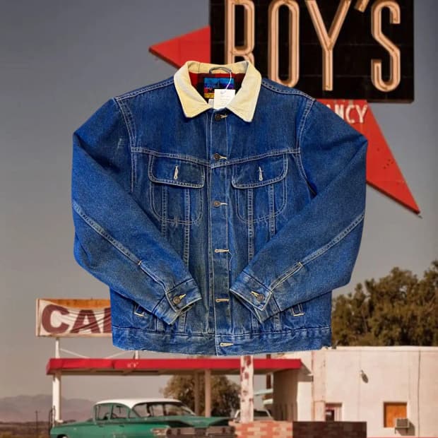 빈티지 청자켓 (Man L) / [AA1283]