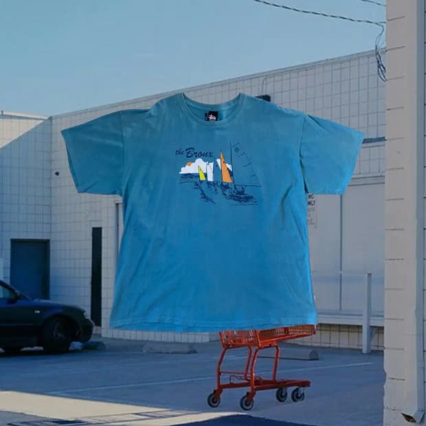 스투시 1/2 티셔츠 (Man 2XL) / [AB1745]