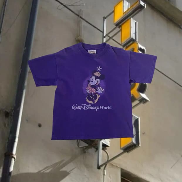 디즈니 미니마우스 1/2 티셔츠 (Woman L) / [AB1759]