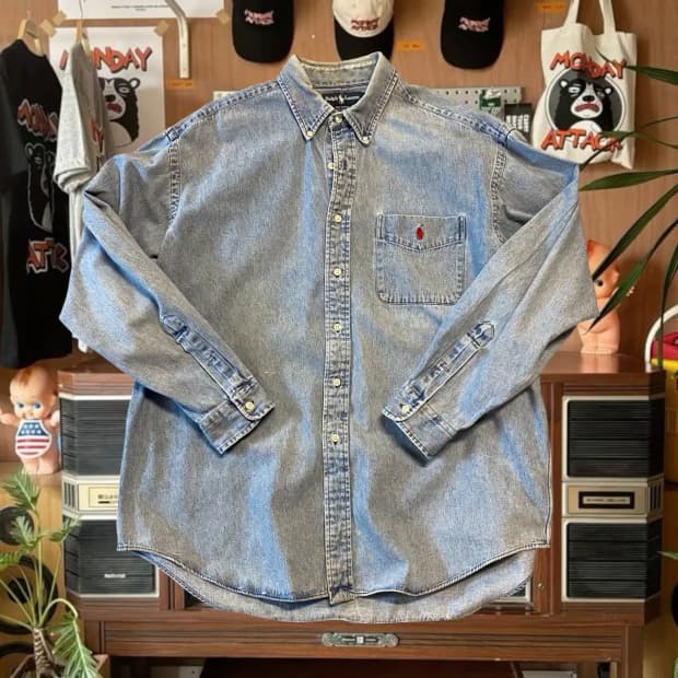 폴로 랄프로렌 데님 셔츠 (Man XL) / [AA1314]