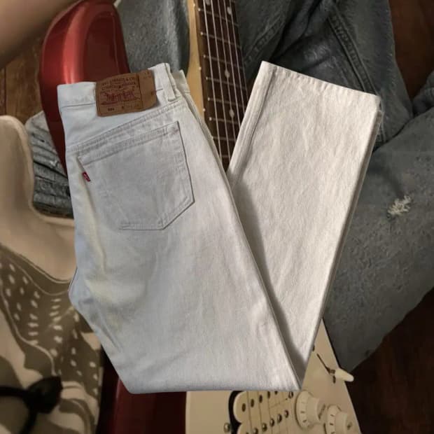 리바이스 501 아이보리 (34) / [AB1805]