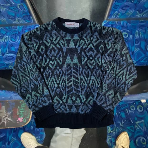 맥그리거 패턴 니트 (Man M) / [AB1848]