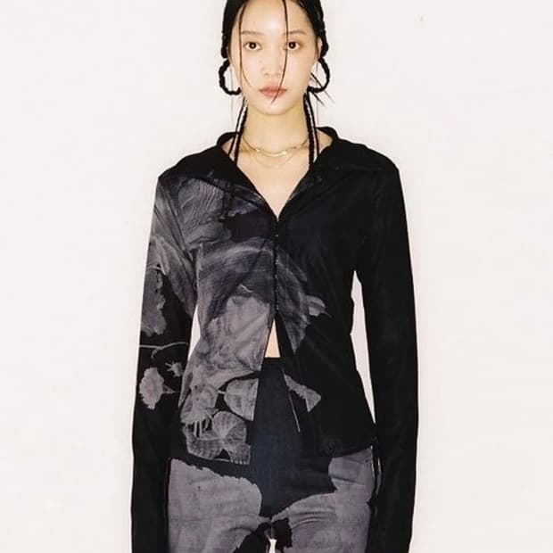 나체 프린팅 셔츠