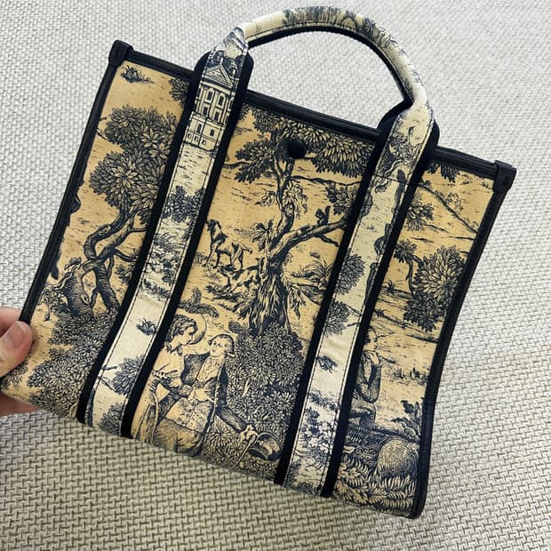 실측확인 BENETTI 스몰 토트백 0414D