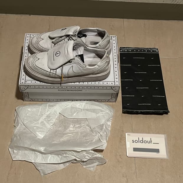 나이키 x 피스마이너스원 권도1 화이트 265