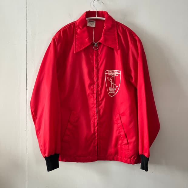 70s 미제 파이어스톤 레이싱 코치 자켓